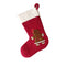 Gingerbread Girl Red Christmas Stocking Hand Felted Wool Arcadia Home